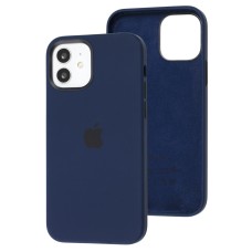 Чохол для iPhone 12 / 12 Pro Full Silicone case deep navy