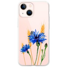 Чохол для iPhone 13 mini Mixcase квіти волошки в колосках