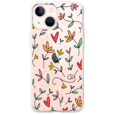 Чохол для iPhone 13 mini Mixcase квіти - листочки