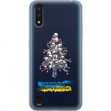 Чохол для Samsung Galaxy A01 (A015) MixCase Новий рік ялинка з оккупантів
