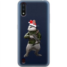 Чохол для Samsung Galaxy A01 (A015) MixCase Новий рік кролик захисник