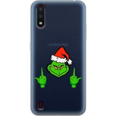 Чохол для Samsung Galaxy A01 (A015) MixCase Новий рік Грінч проти Різдва