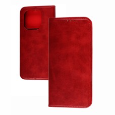 Чохол книжка для Xiaomi Redmi Note 13 4G Black magnet червоний