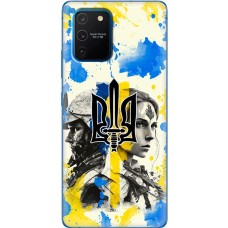 Чохол для Samsung Galaxy S10 Lite (G770) / A91 MixCase патріотичні сильні та нескорен