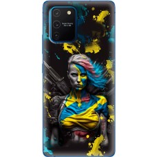 Чохол для Samsung Galaxy S10 Lite (G770) / A91 MixCase патріотичні Нездоланна Українк