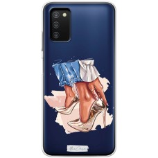 Чохол для Samsung Galaxy A03s (A037) MixCase дівчина туфельки