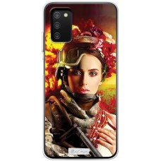 Чохол для Samsung Galaxy A03s (A037) MixCase дівчина воїн