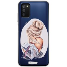 Чохол для Samsung Galaxy A03s (A037) MixCase дівчина відкриття подарунка