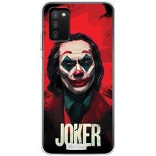 Чохол для Samsung Galaxy A03s (A037) MixCase джокер на червоному тлі