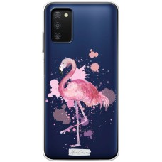 Чохол для Samsung Galaxy A03s (A037) MixCase тварини фламінго