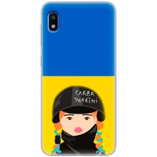 Чохол для Samsung Galaxy A10 (A105) MixCase патріотичні Слава Україні