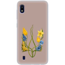 Чохол для Samsung Galaxy A10 (A105) MixCase патріотичні квіти у формі герба