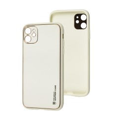 Чохол для iPhone 11 Leather Xshield white