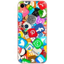 Чохол для iPhone Xr MixCase логотип лого соц.мережі