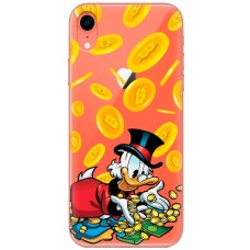 Чохол для iPhone Xr MixCase гроші качка із золотом