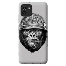 Чохол для Samsung Galaxy A03 (A035) Mixcase тварини військова мавпа