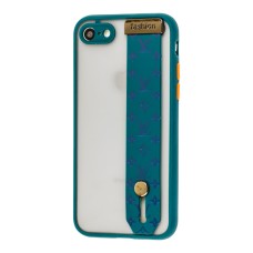 Чохол для iPhone 7/8/SE 20 WristBand LV зелений
