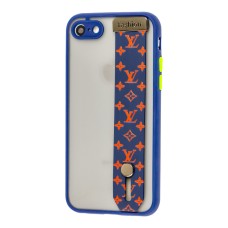 Чохол для iPhone 7 / 8 / SE 20 WristBand LV синій / червоний