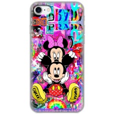 Чохол для iPhone 7 / 8 / SE 20 MixCase графіті Mickey and Minnie mouse