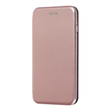 Чохол книжка для iPhone 7 Plus / 8 Plus Premium рожево-золотистий