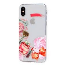 Силіконовий чохол для iPhone X / Xs косметика