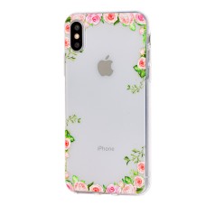 Чохол силіконовий для iPhone X/Xs квіткова лоза