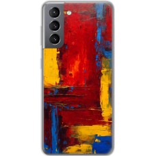 Чохол для Samsung Galaxy S21 (G991) MixCase різні мазня фарбою