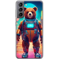 Чохол для Samsung Galaxy S21 (G991) MixCase різні ведмедик у скафандрі