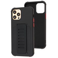 Чохол для iPhone 12/12 Pro Bracket flap чорний