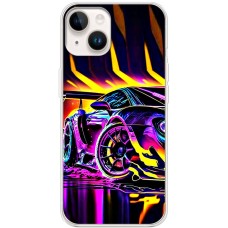 Чохол для iPhone 15 Plus MixCase машини в полум'ї