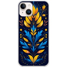 Чохол для iPhone 15 Plus MixCase патріотичні жовто-блакитний орнамент