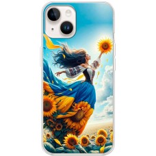 Чохол для iPhone 15 Plus MixCase патріотичні вільна українка