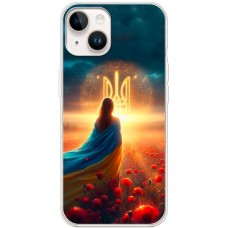 Чохол для iPhone 15 Plus MixCase патріотичні поле маків