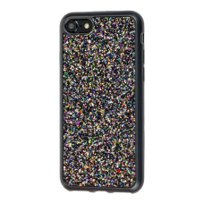 Чохол Diamond Shining для iPhone 7/8 з блискітками чорний