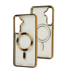 Чохол для Samsung Galaxy S24+ Crystal Chrome MagSafe gold