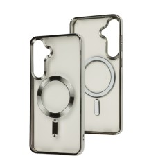 Чохол для Samsung Galaxy S24+ Crystal Chrome MagSafe silver