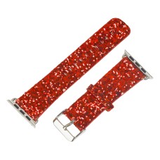 Ремінець Apple Watch Diamonds 42mm / 44mm червоний