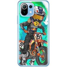Чохол для Xiaomi Mi 11 Lite MixCase асорті мультяшний мотогонщик