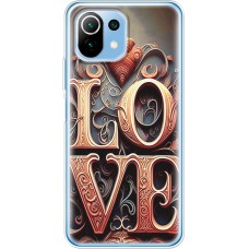 Чохол для Xiaomi Mi 11 Lite MixCase асорті LOVE