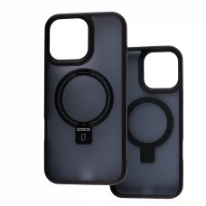 Чохол для iPhone 14 Pro Max Nofelet Matt Ring MagSafe black