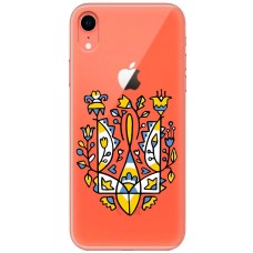 Чохол для iPhone Xr MixCase патріотичний "герб із квітів"