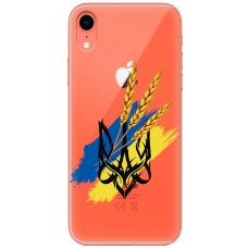 Чохол для iPhone Xr MixCase патріотичні герб із колосками