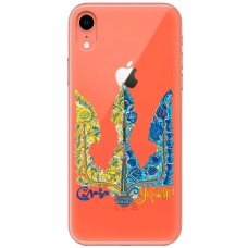 Чохол для iPhone Xr MixCase патріотичні герб із колосками