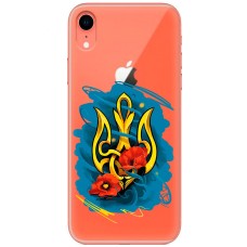 Чохол для iPhone Xr MixCase патріотичні герб із маками