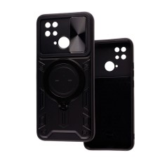 Чохол для Xiaomi Redmi 10C Armor Big Ring чорний
