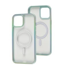 Чехол для iPhone 12 Pro Max WAVE Blinding light MagSafe green