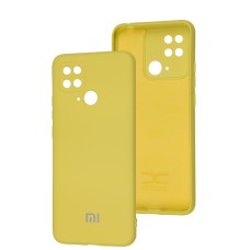 Чохол для Xiaomi Redmi 10C Full camera лимонний