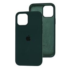 Чохол для iPhone 12 Pro Max Silicone Full atrovirens