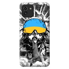 Чохол для Samsung Galaxy A03 (A035) Mixcase патріотичний військовий льотчик