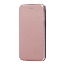 Чохол книжка Premium для Samsung Galaxy J6+ 2018 (J610) рожево-золотистий